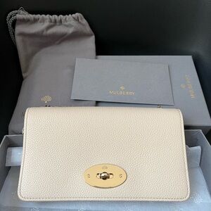 Mulberry genuine leather clutch